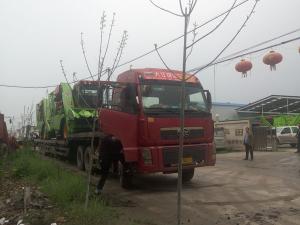 山東(dong)東(dong)營(ying)又(you)髮(fa)2檯(tai)穗莖兼收(shou)玉(yu)米收穫機(ji)